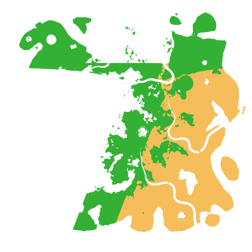 Biome Rust Map: Procedural Map, Size: 4500, Seed: 1213294252