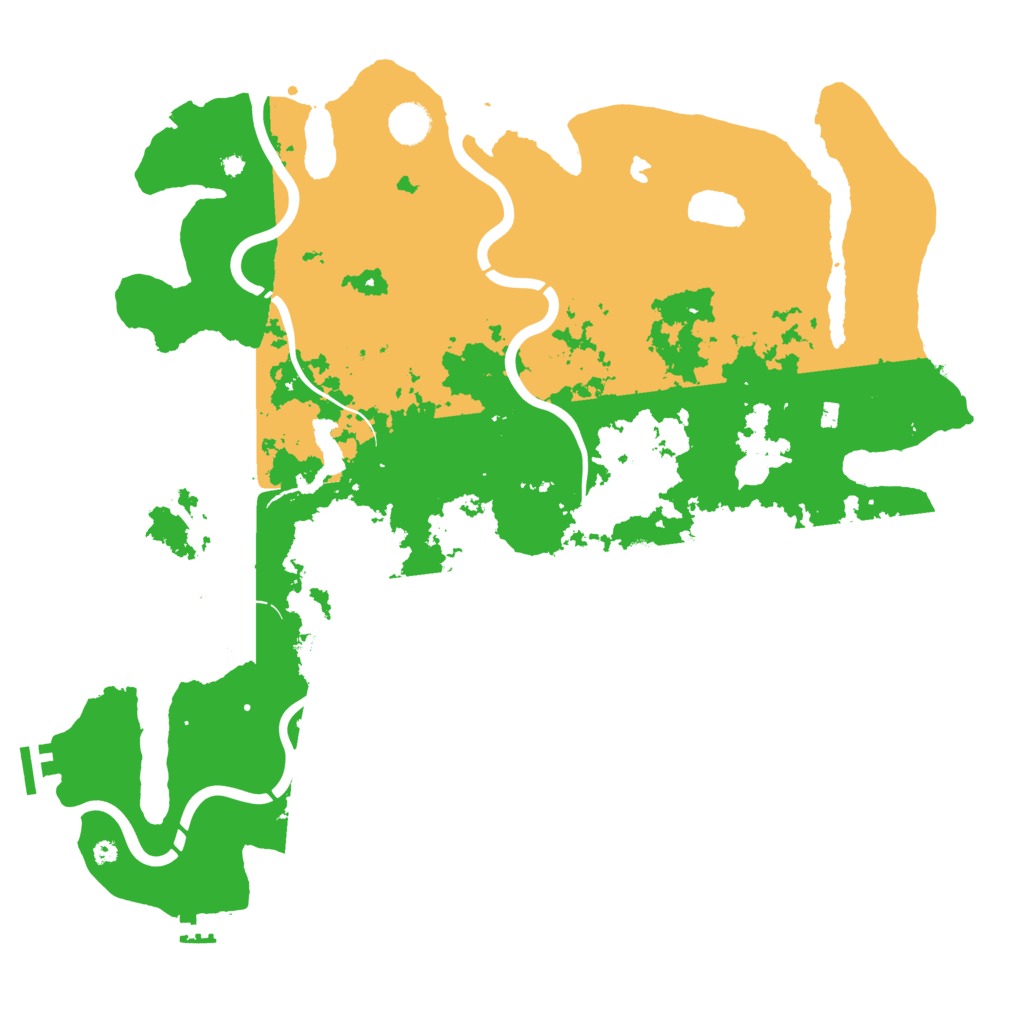 Biome Rust Map: Procedural Map, Size: 4300, Seed: 138831353