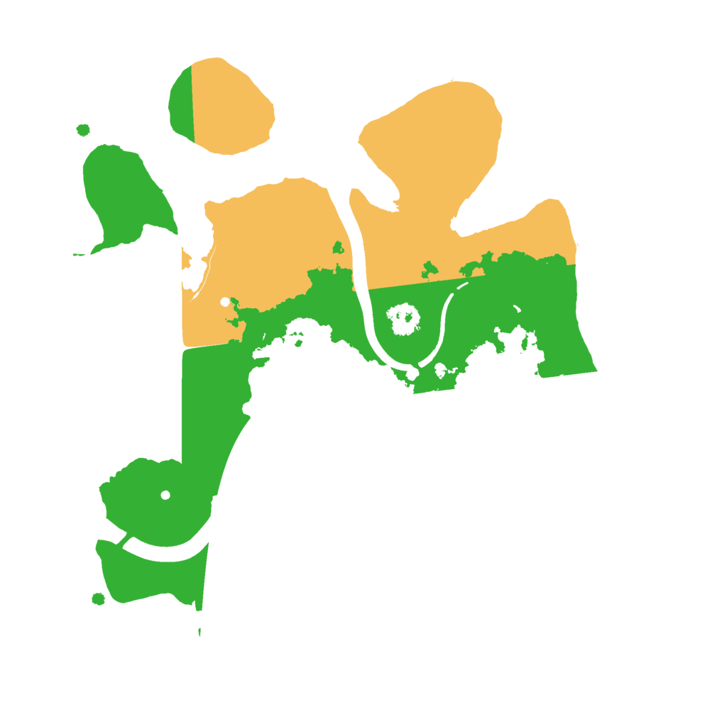 Biome Rust Map: Procedural Map, Size: 2300, Seed: 138831353