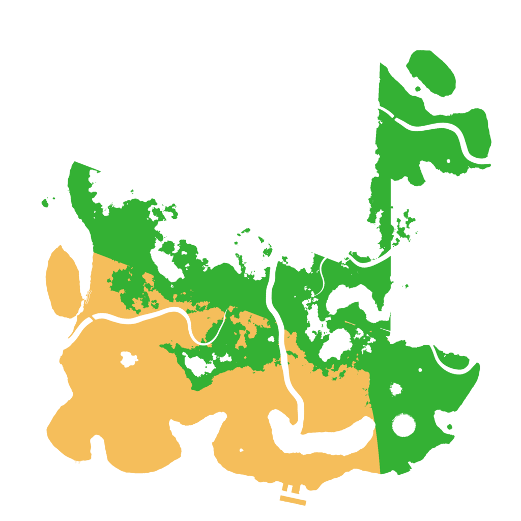 Biome Rust Map: Procedural Map, Size: 4000, Seed: 1756512095