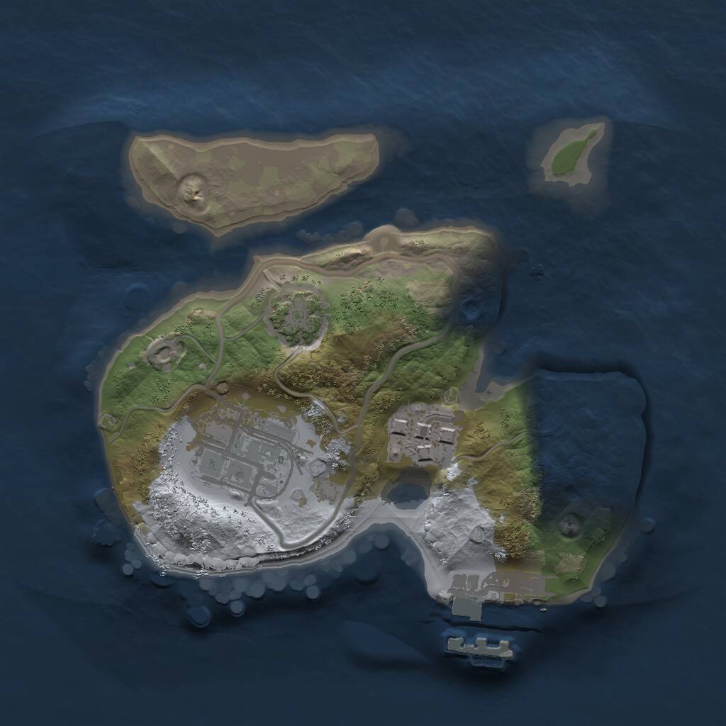 Rust Map: Procedural Map, Size: 1700, Seed: 1634846512, 5 Monuments