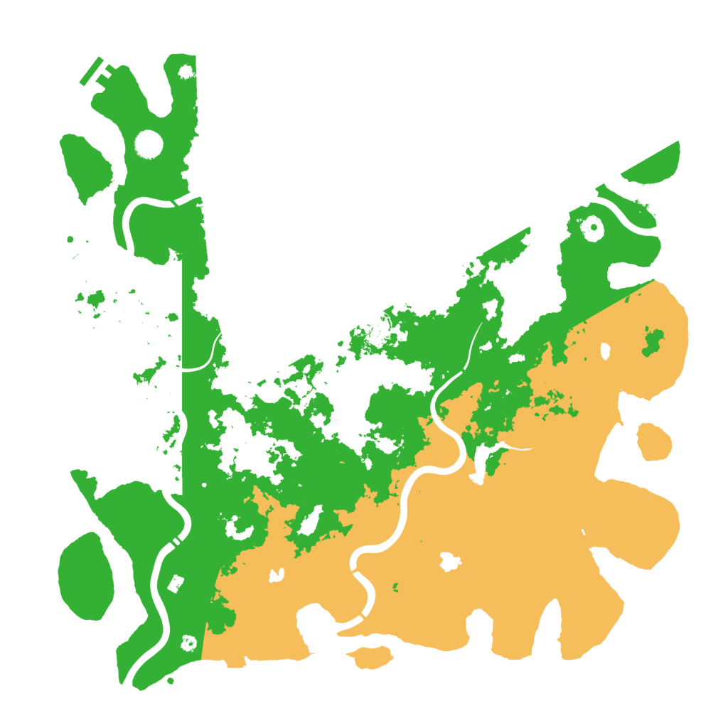 Biome Rust Map: Procedural Map, Size: 4500, Seed: 385037631