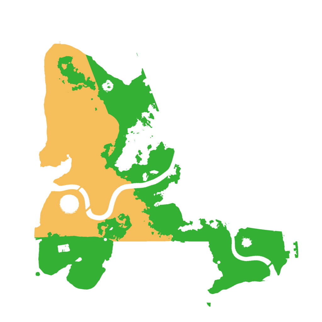 Biome Rust Map: Procedural Map, Size: 3000, Seed: 13303