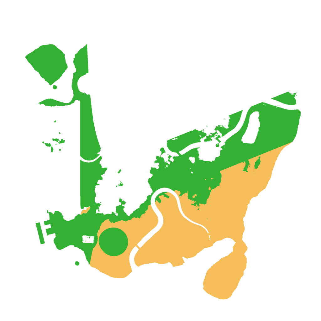Biome Rust Map: Procedural Map, Size: 3000, Seed: 1632333188