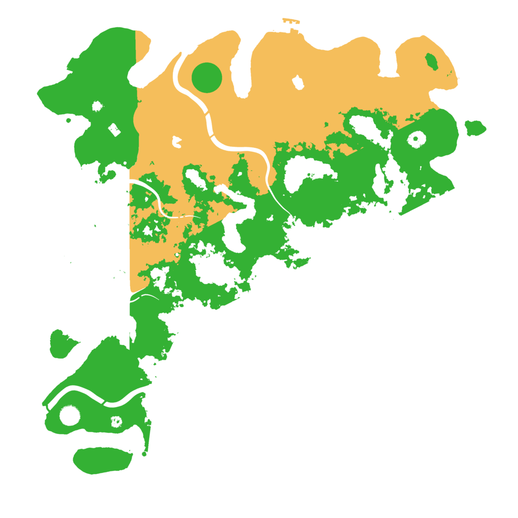 Biome Rust Map: Procedural Map, Size: 4500, Seed: 256445370
