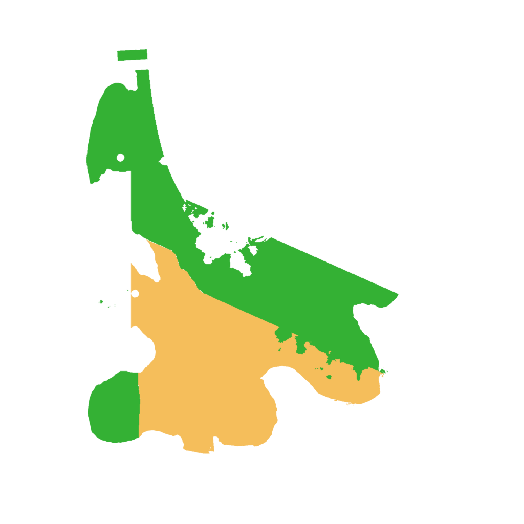 Biome Rust Map: Procedural Map, Size: 2000, Seed: 361017212