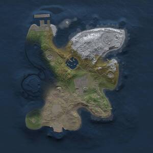 Thumbnail Rust Map: Procedural Map, Size: 2000, Seed: 361017212, 6 Monuments
