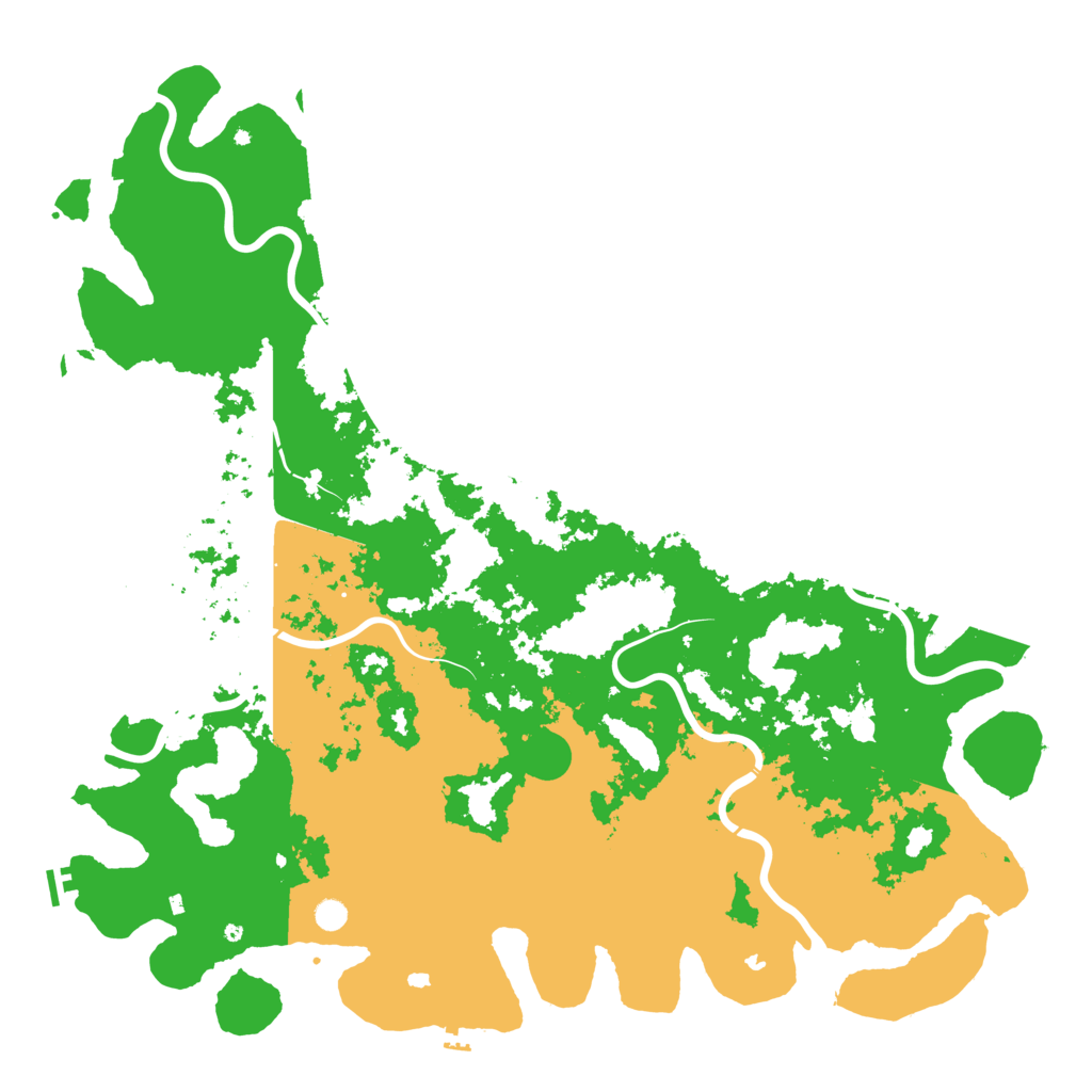 Biome Rust Map: Procedural Map, Size: 6000, Seed: 811061006