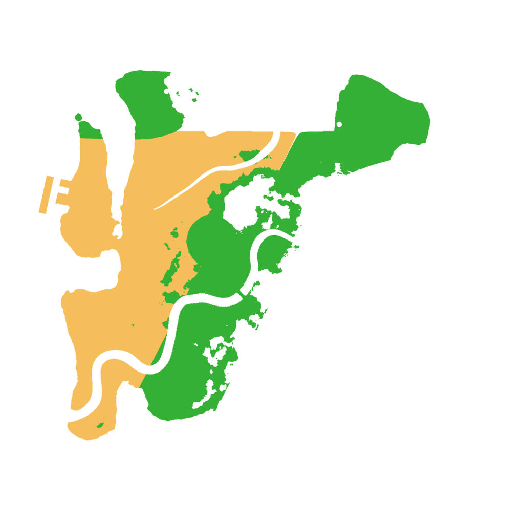 Biome Rust Map: Procedural Map, Size: 2800, Seed: 20000