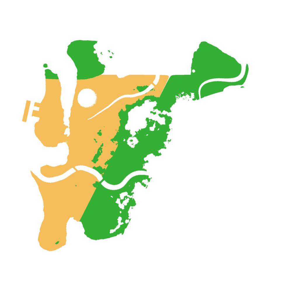 Biome Rust Map: Procedural Map, Size: 2800, Seed: 20000