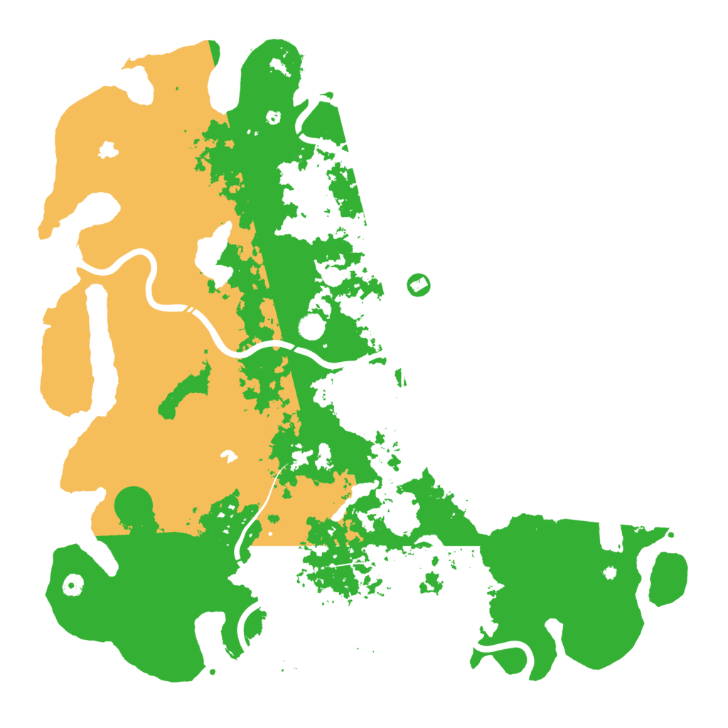 Biome Rust Map: Procedural Map, Size: 5000, Seed: 70650375