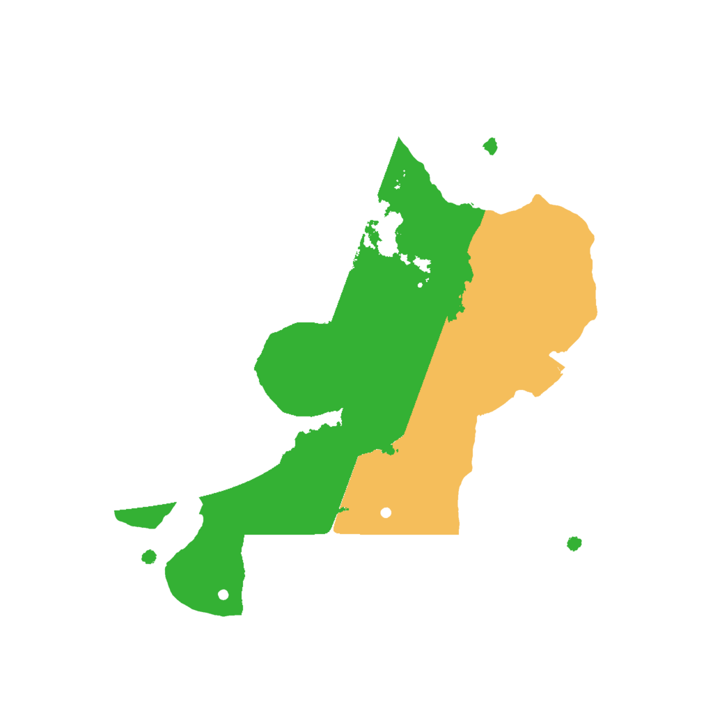 Biome Rust Map: Procedural Map, Size: 2000, Seed: 5984423