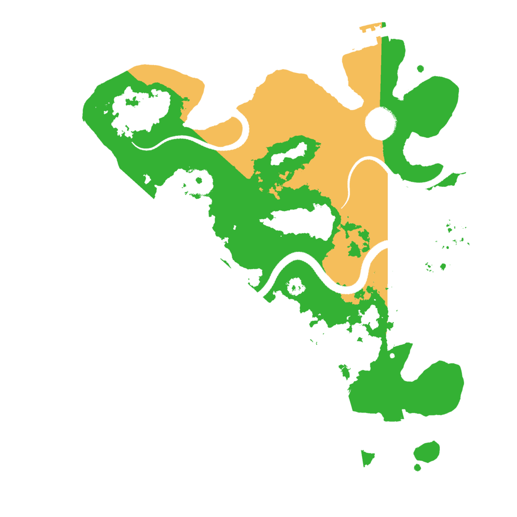 Biome Rust Map: Procedural Map, Size: 3000, Seed: 4291
