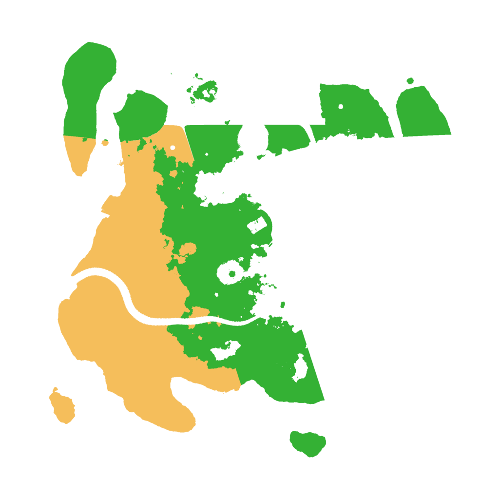 Biome Rust Map: Procedural Map, Size: 3000, Seed: 39829837