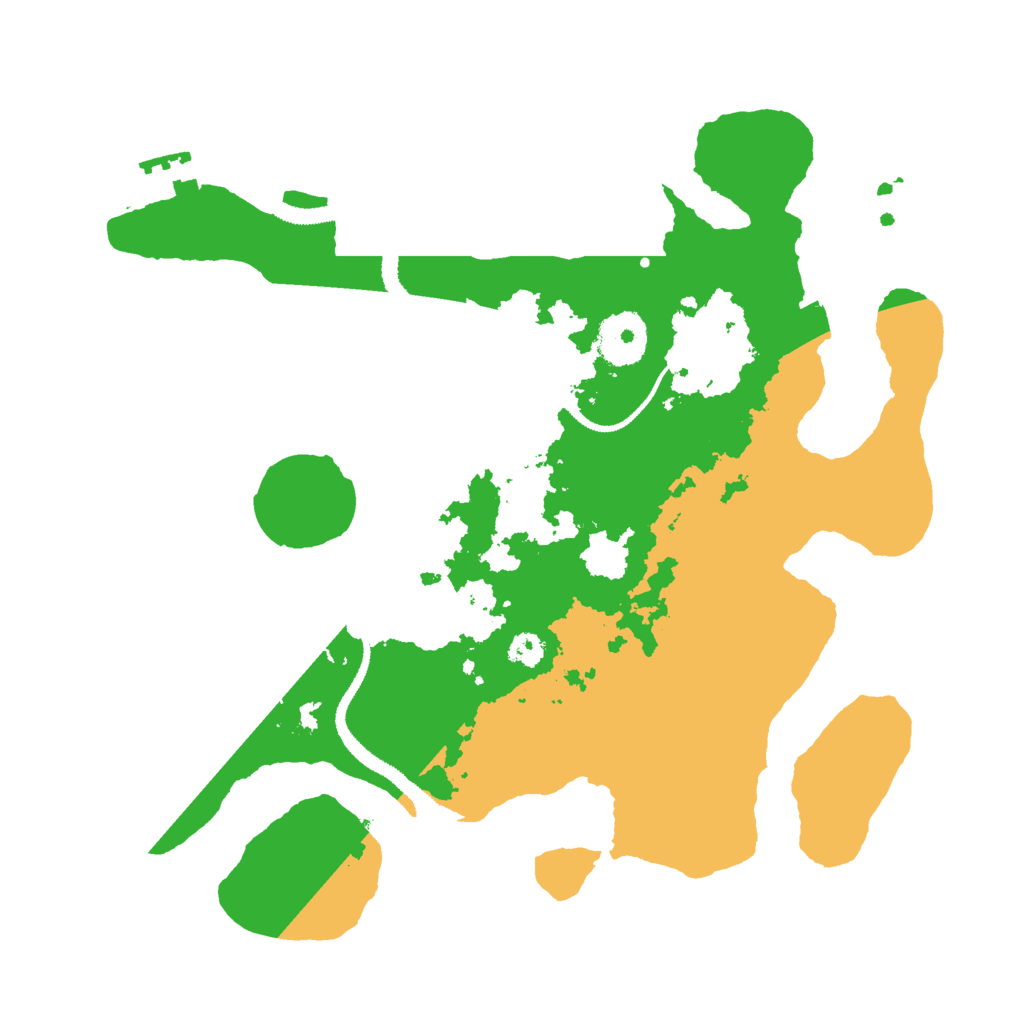 Biome Rust Map: Procedural Map, Size: 3000, Seed: 21595
