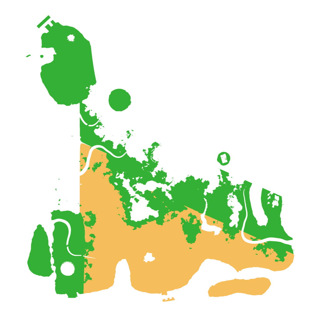 Biome Rust Map: Procedural Map, Size: 4000, Seed: 1810475702