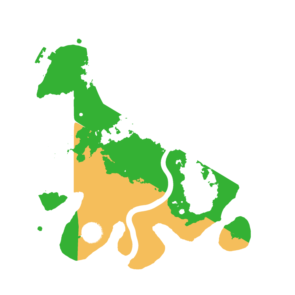 Biome Rust Map: Procedural Map, Size: 2500, Seed: 297154178