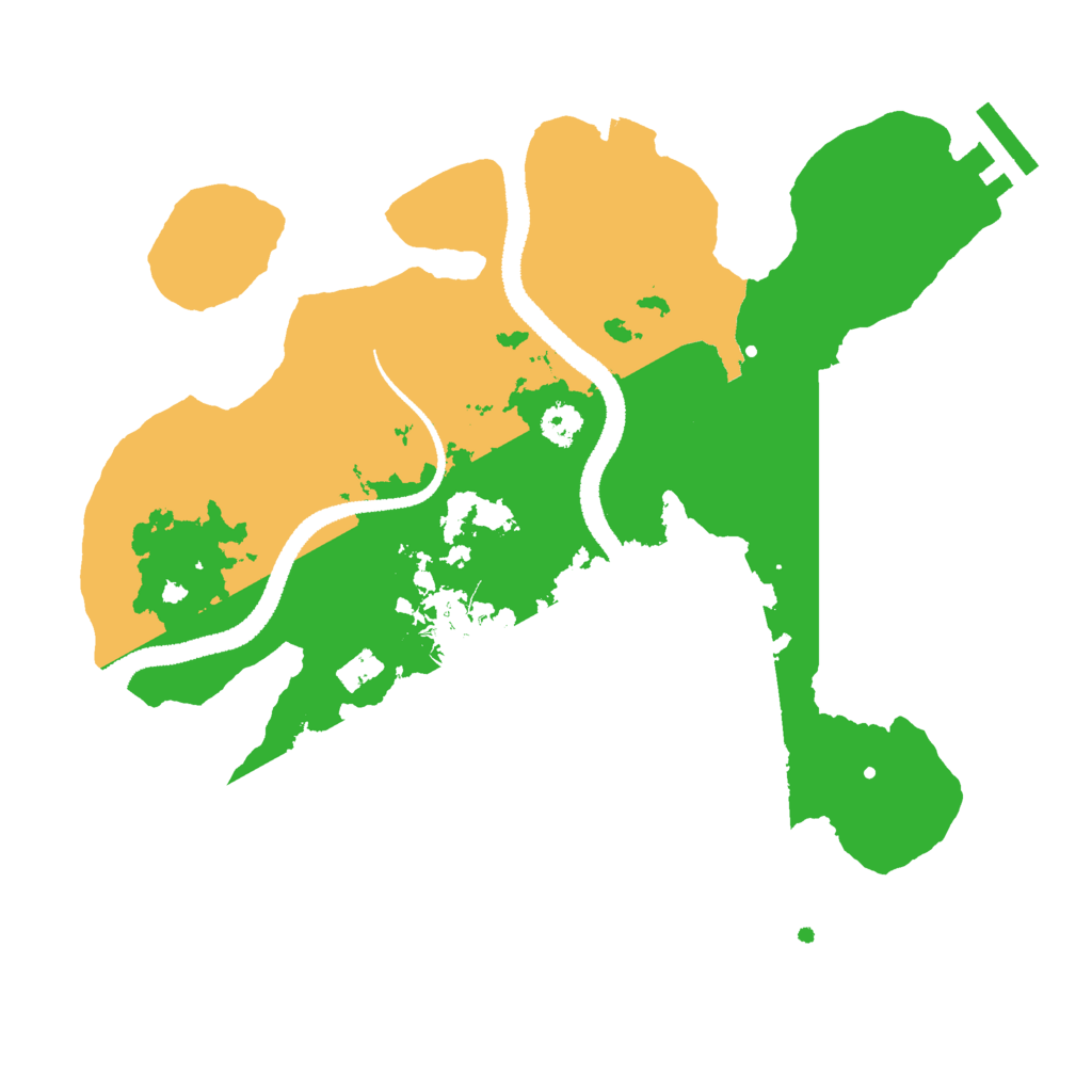 Biome Rust Map: Procedural Map, Size: 2700, Seed: 1756555283