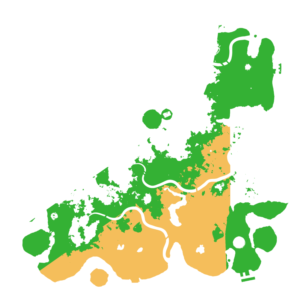 Biome Rust Map: Procedural Map, Size: 4500, Seed: 307568476