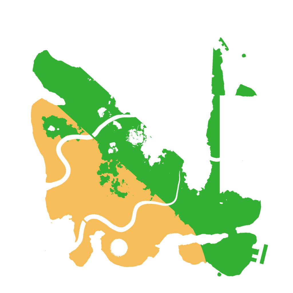 Biome Rust Map: Procedural Map, Size: 3000, Seed: 2032736711