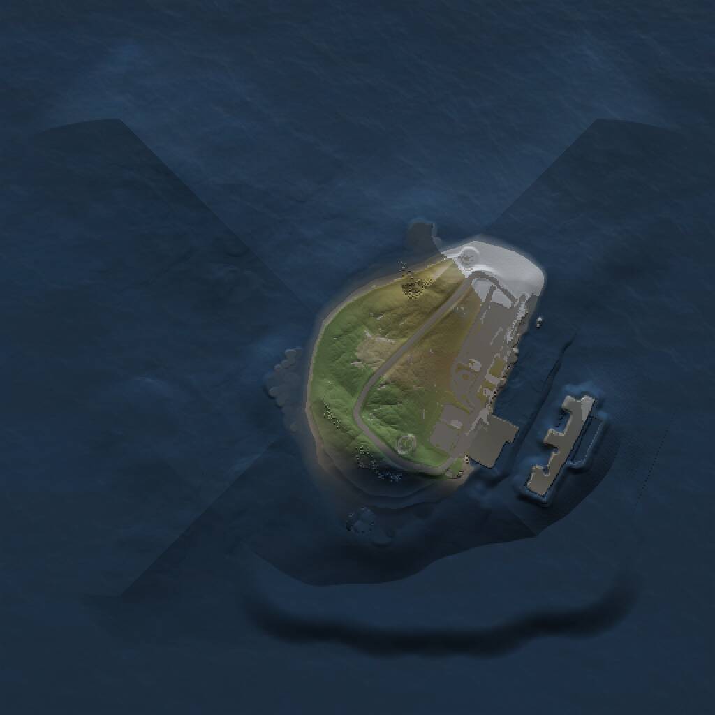 Rust Map: Procedural Map, Size: 1000, Seed: 92817, 2 Monuments