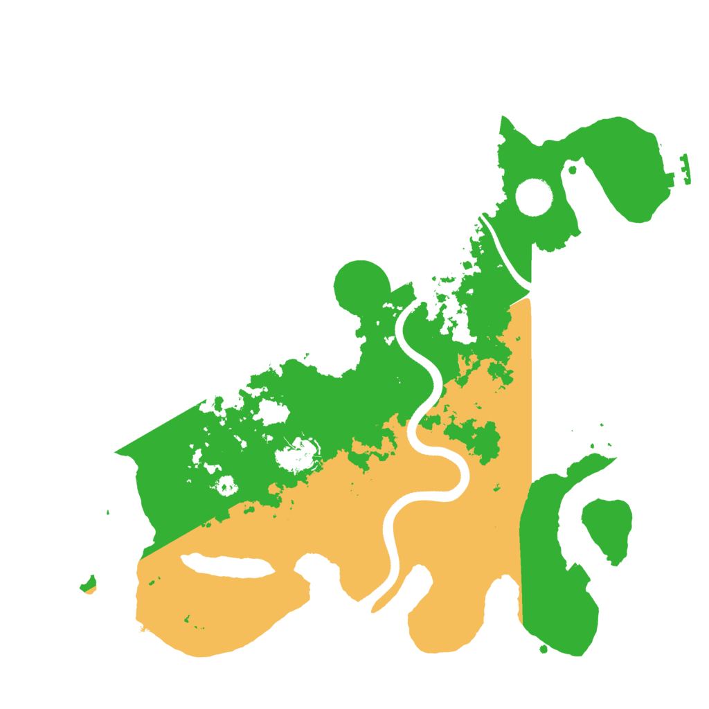 Biome Rust Map: Procedural Map, Size: 3500, Seed: 86821
