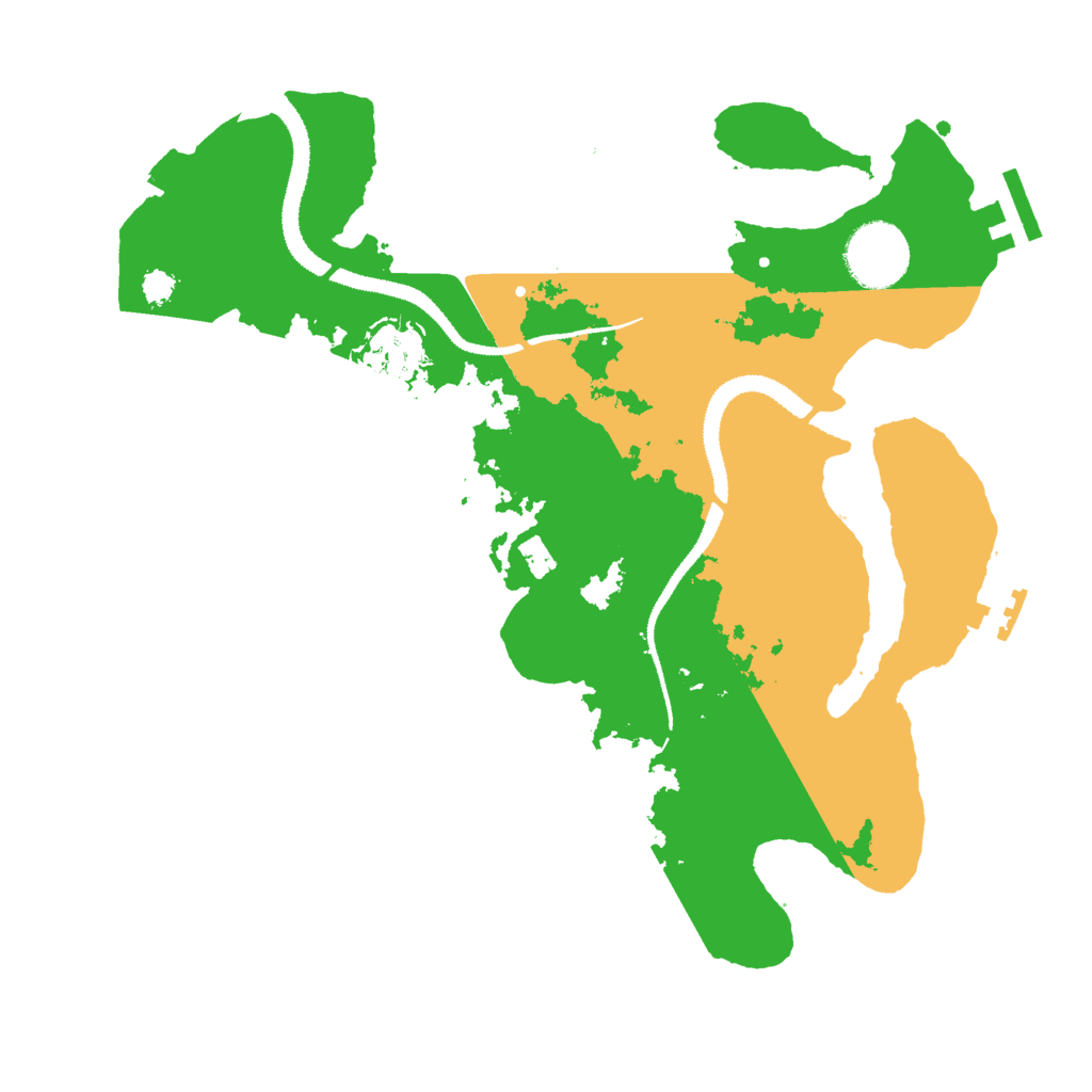 Biome Rust Map: Procedural Map, Size: 3000, Seed: 5194780