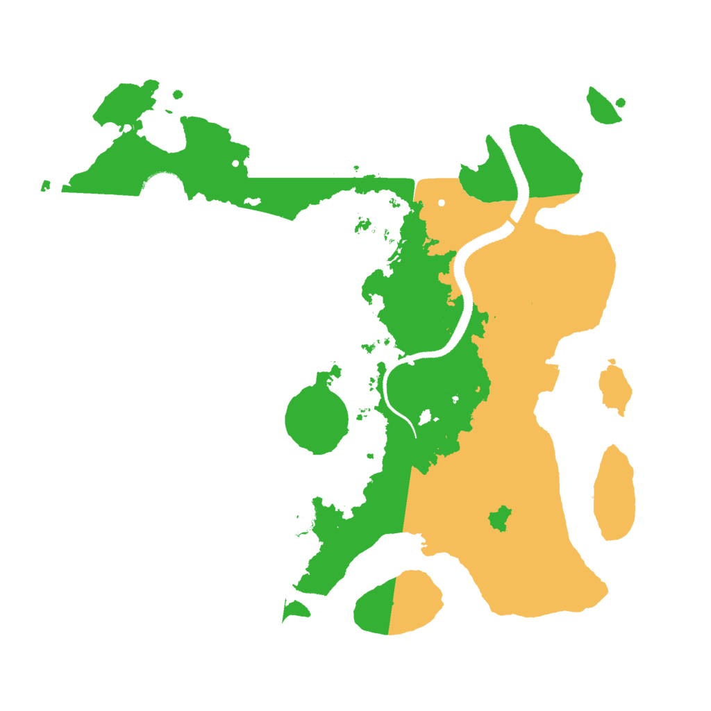 Biome Rust Map: Procedural Map, Size: 3000, Seed: 29082025