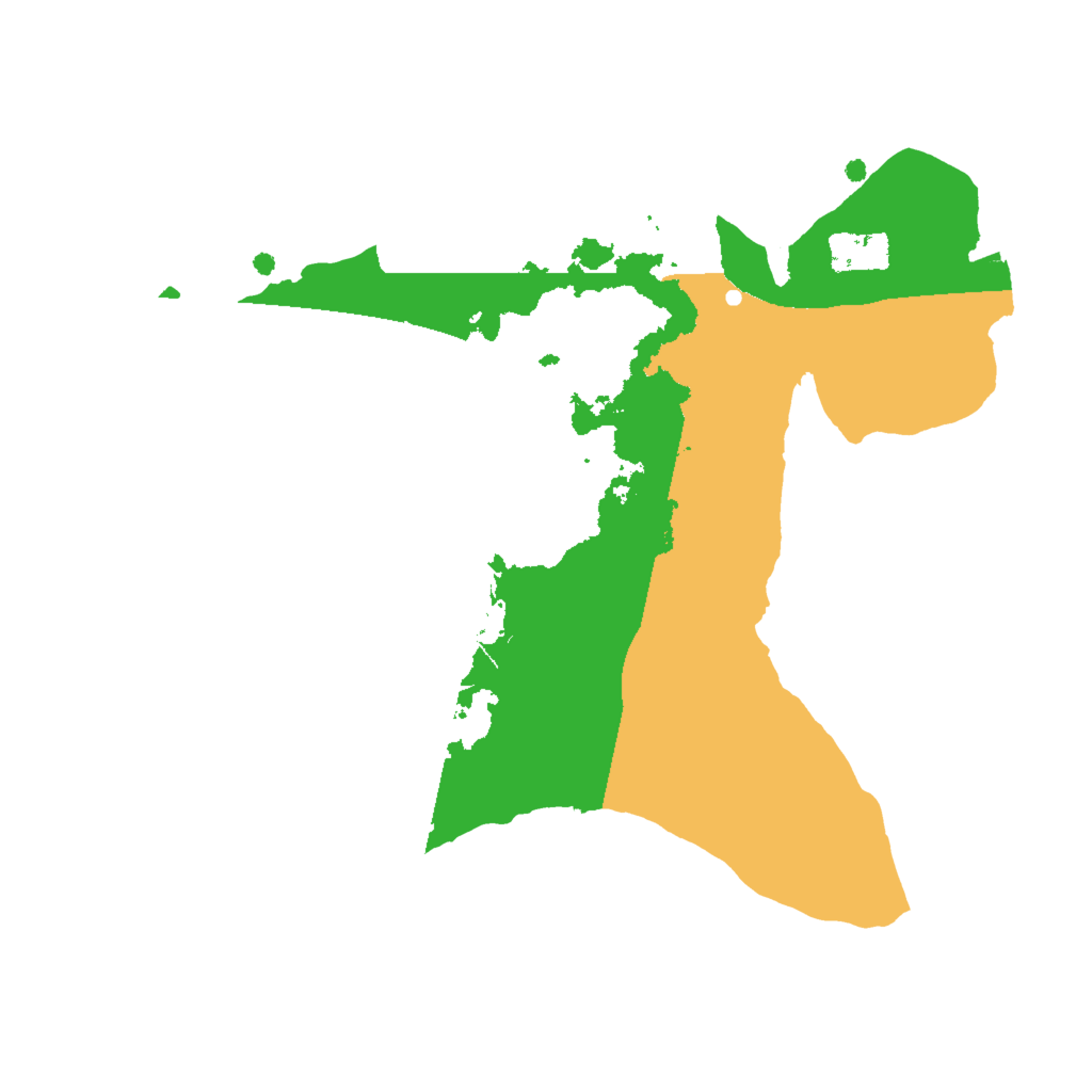 Biome Rust Map: Procedural Map, Size: 2000, Seed: 1309363960