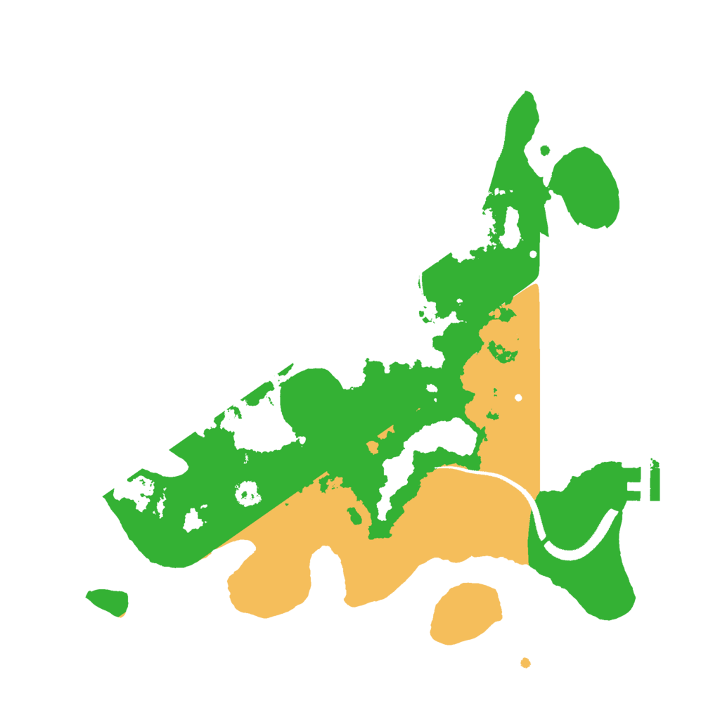 Biome Rust Map: Procedural Map, Size: 2900, Seed: 19994