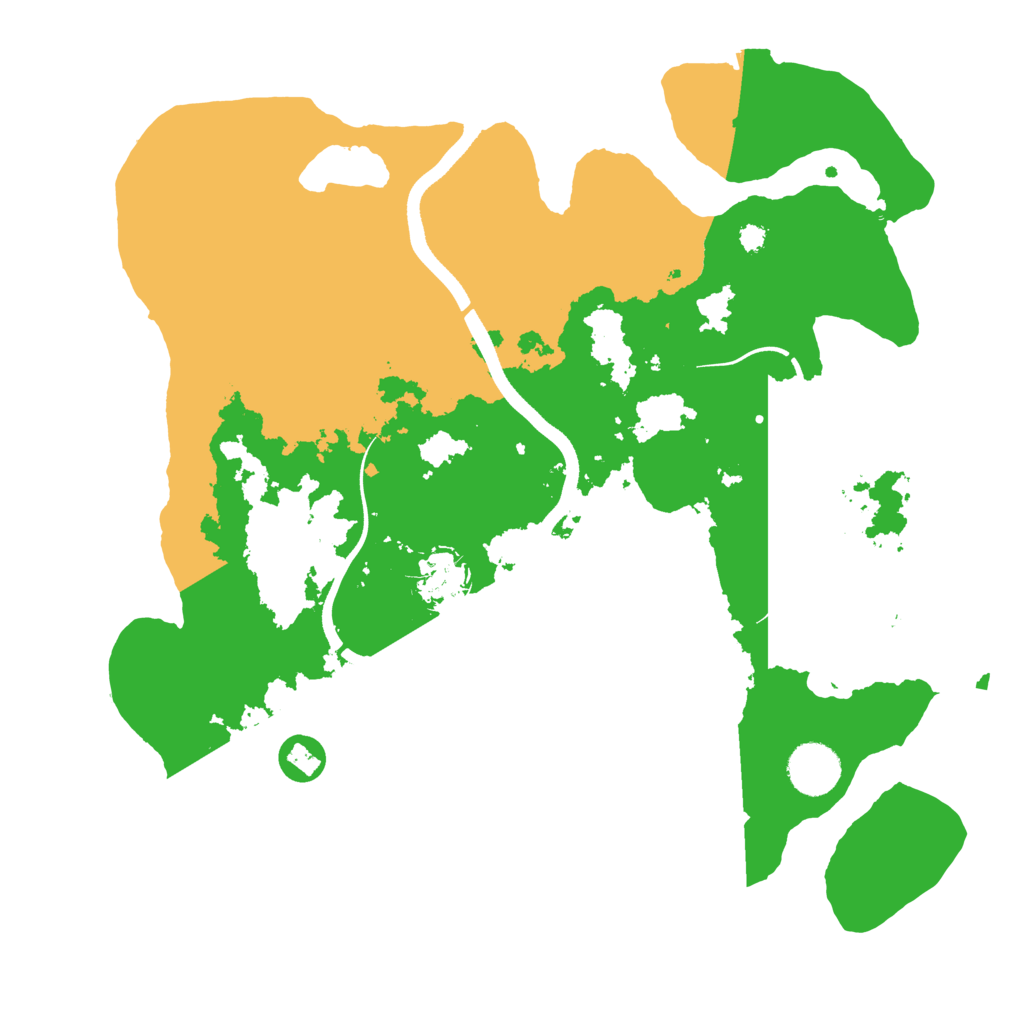 Biome Rust Map: Procedural Map, Size: 3500, Seed: 511721671