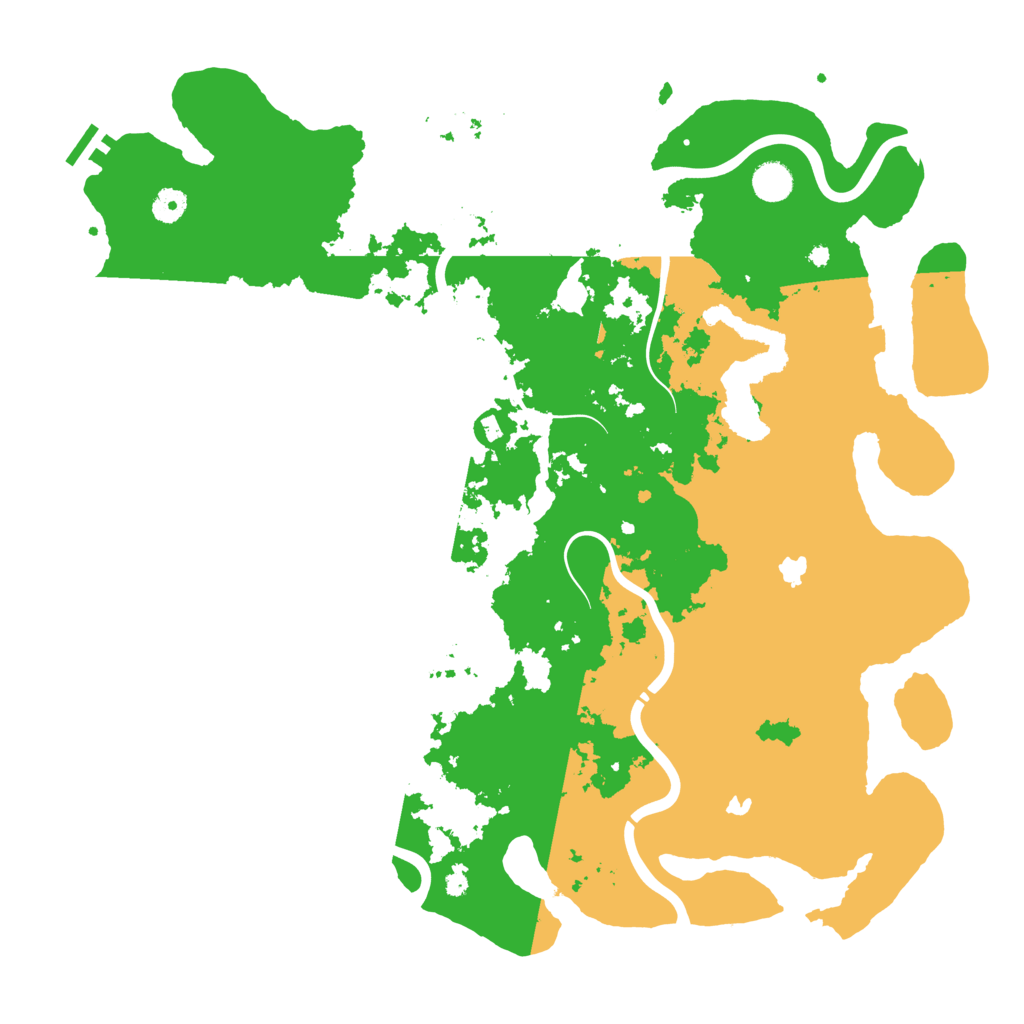 Biome Rust Map: Procedural Map, Size: 4500, Seed: 853017320