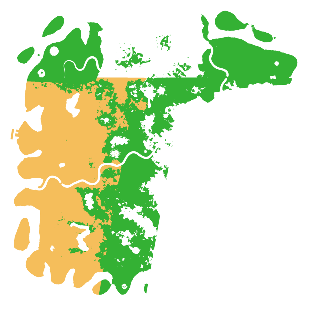 Biome Rust Map: Procedural Map, Size: 6000, Seed: 239503798