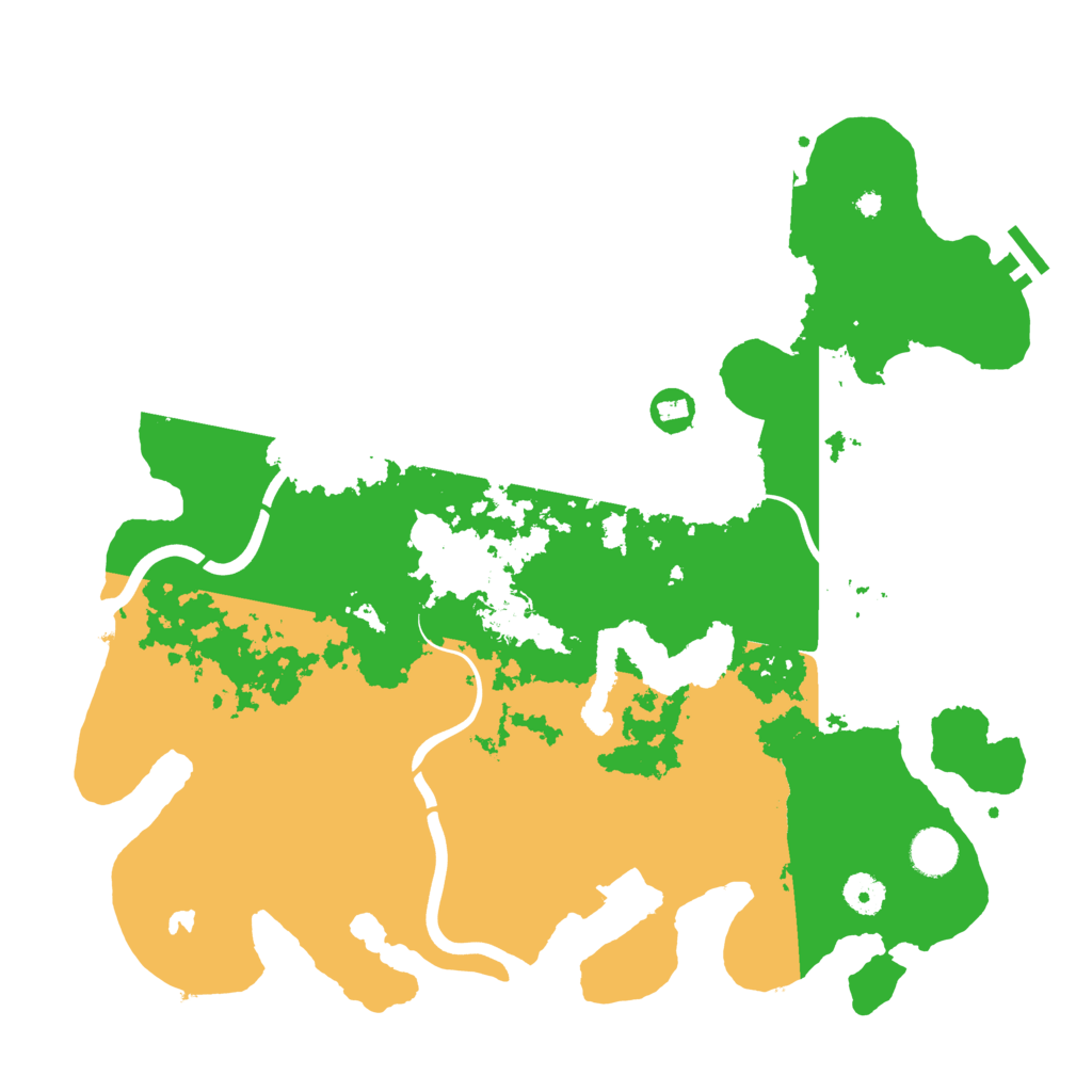 Biome Rust Map: Procedural Map, Size: 4000, Seed: 1254666255