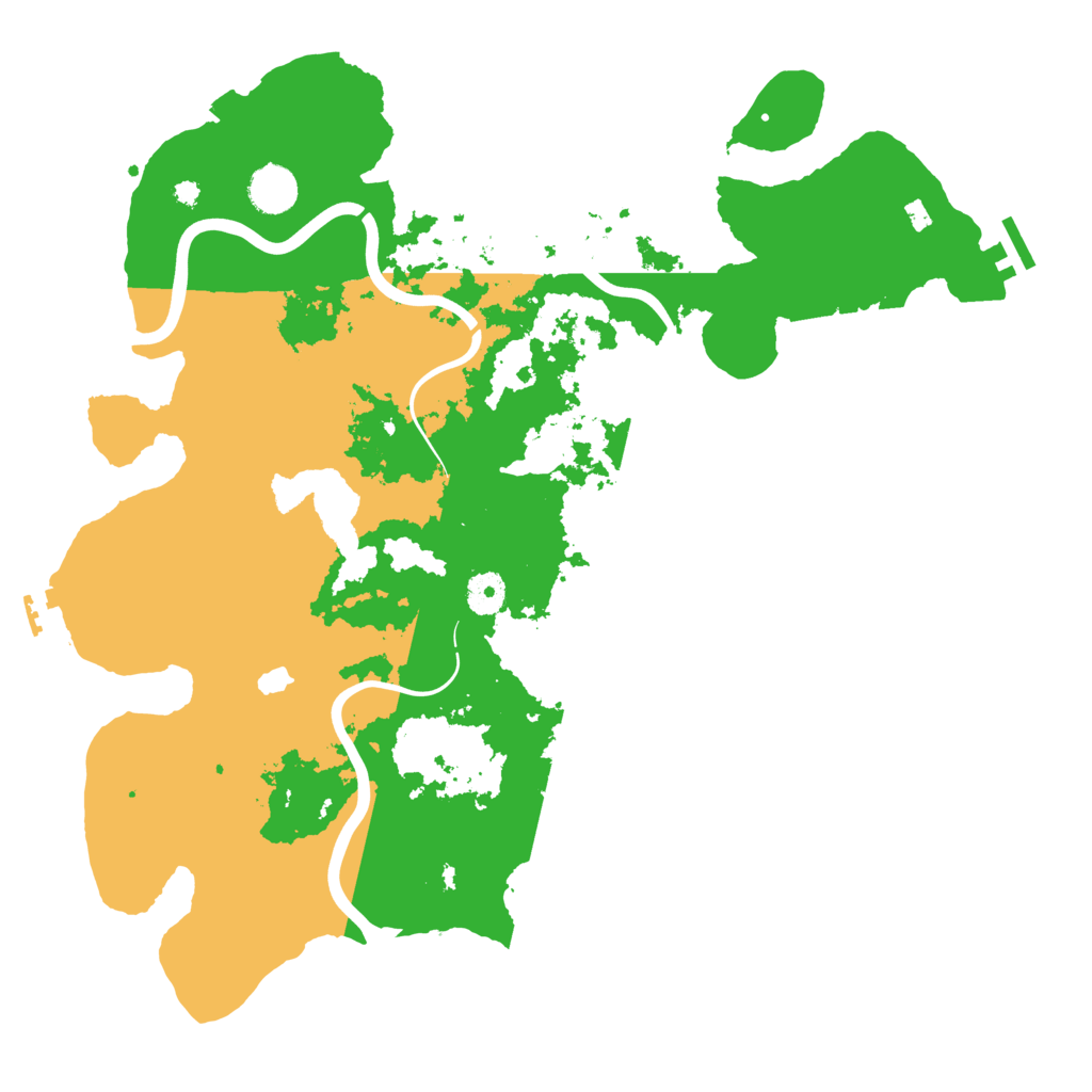 Biome Rust Map: Procedural Map, Size: 4000, Seed: 1618102166