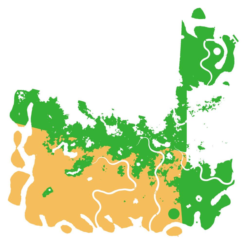 Biome Rust Map: Procedural Map, Size: 6000, Seed: 1120870835