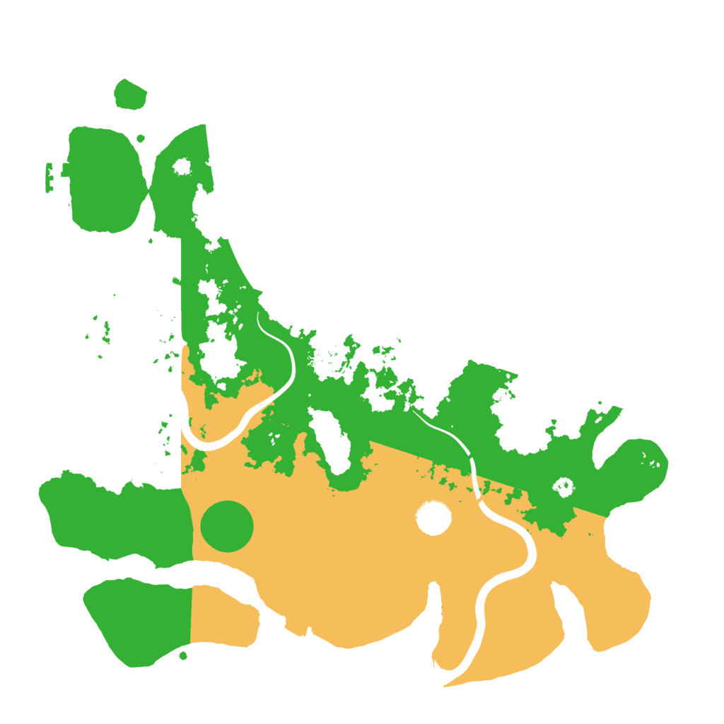 Biome Rust Map: Procedural Map, Size: 3700, Seed: 179791848