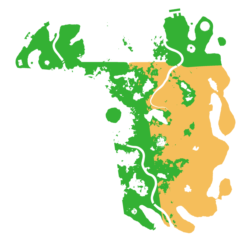 Biome Rust Map: Procedural Map, Size: 4500, Seed: 1512427272