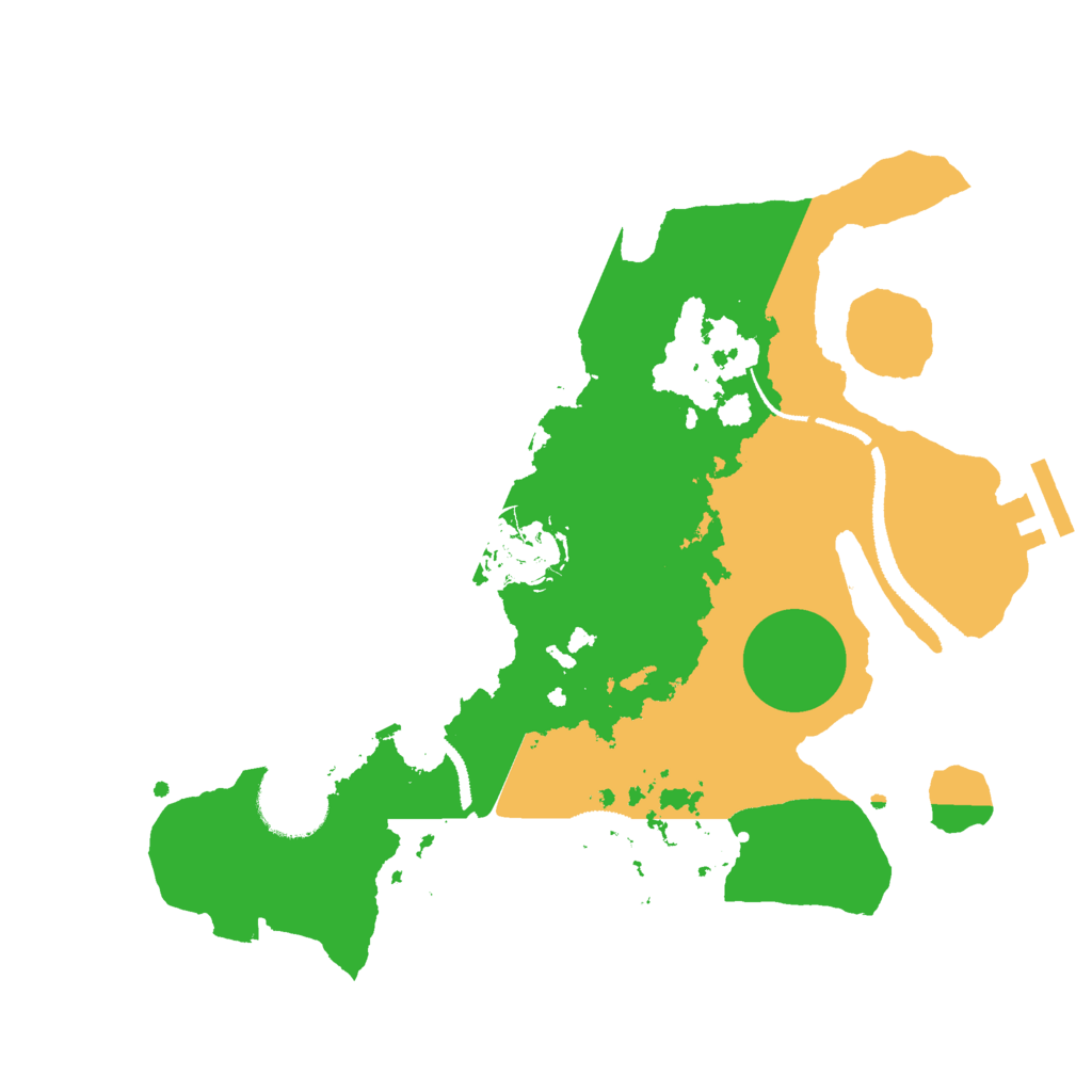 Biome Rust Map: Procedural Map, Size: 2800, Seed: 523523