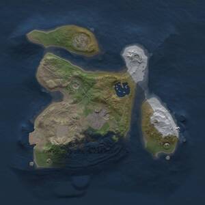 Thumbnail Rust Map: Procedural Map, Size: 2000, Seed: 1450, 4 Monuments