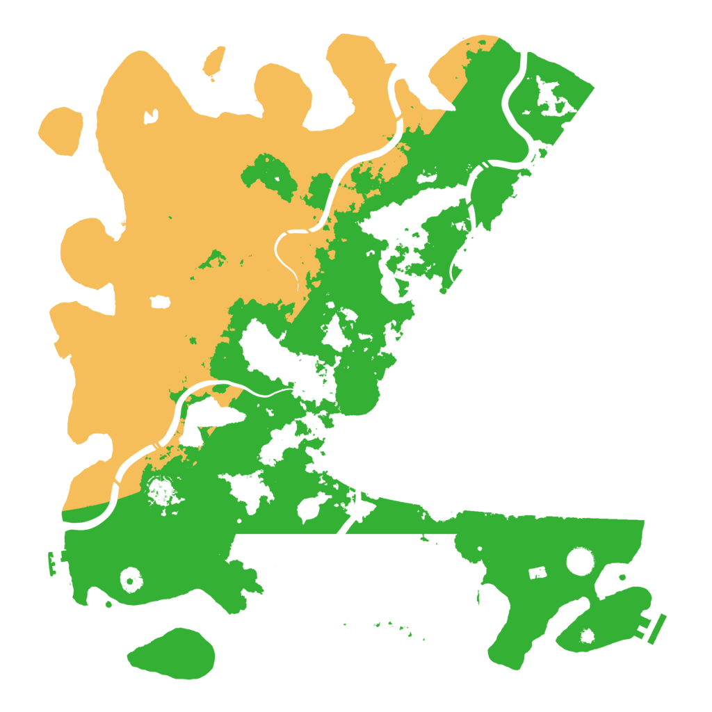 Biome Rust Map: Procedural Map, Size: 4500, Seed: 1066701915