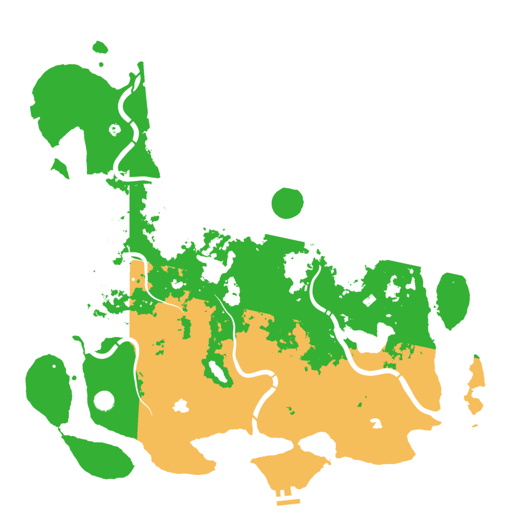 Biome Rust Map: Procedural Map, Size: 4500, Seed: 594682222