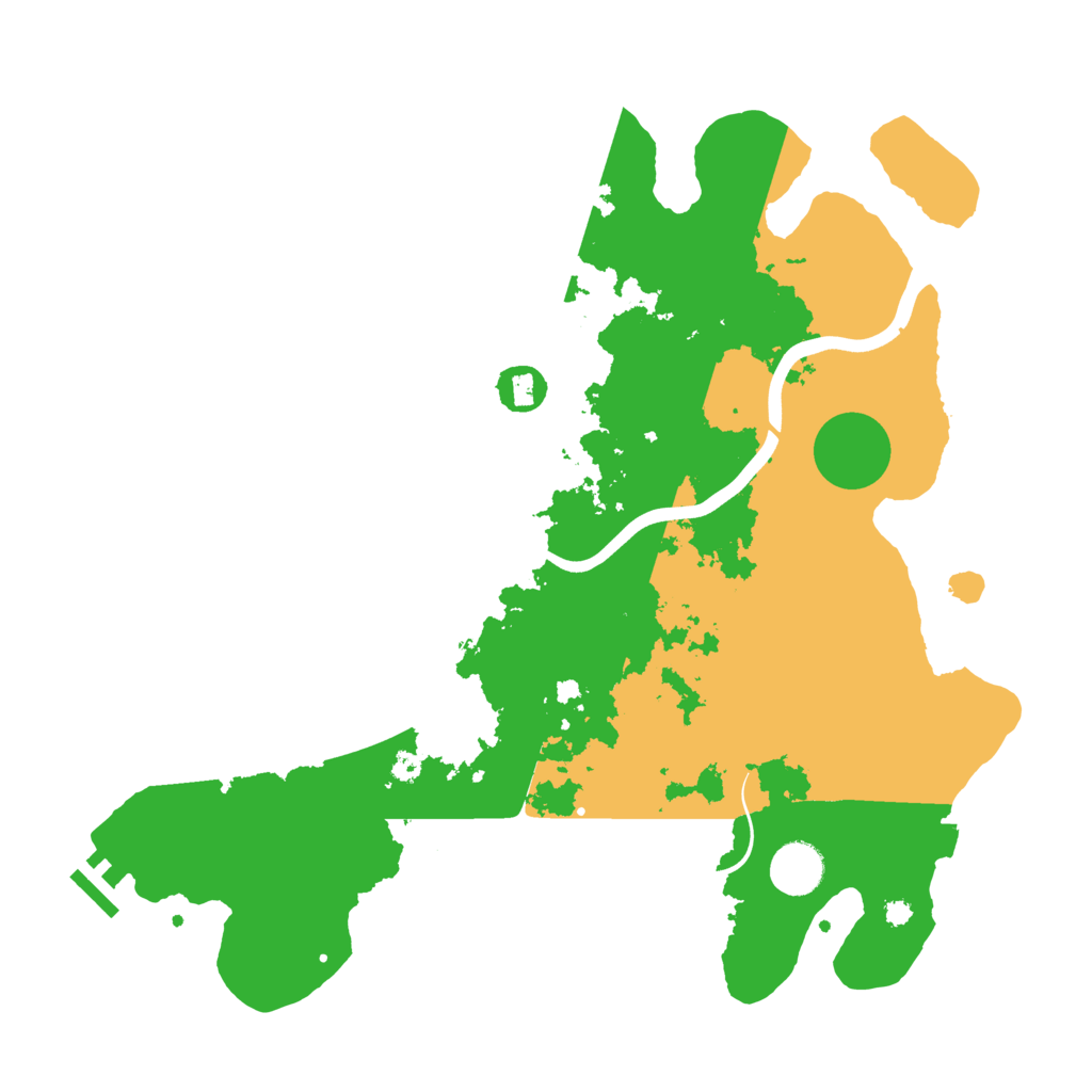 Biome Rust Map: Procedural Map, Size: 3750, Seed: 180846640