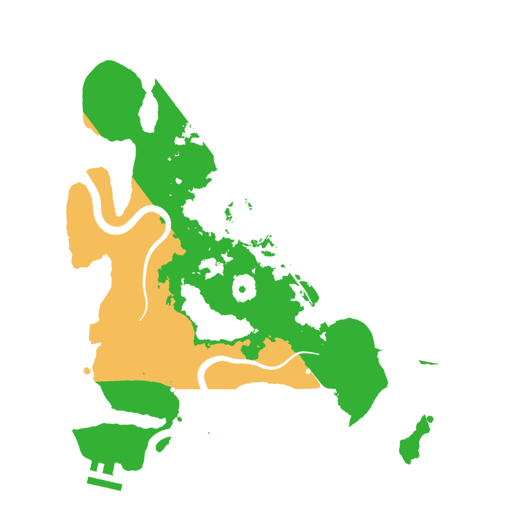 Biome Rust Map: Procedural Map, Size: 3000, Seed: 27933