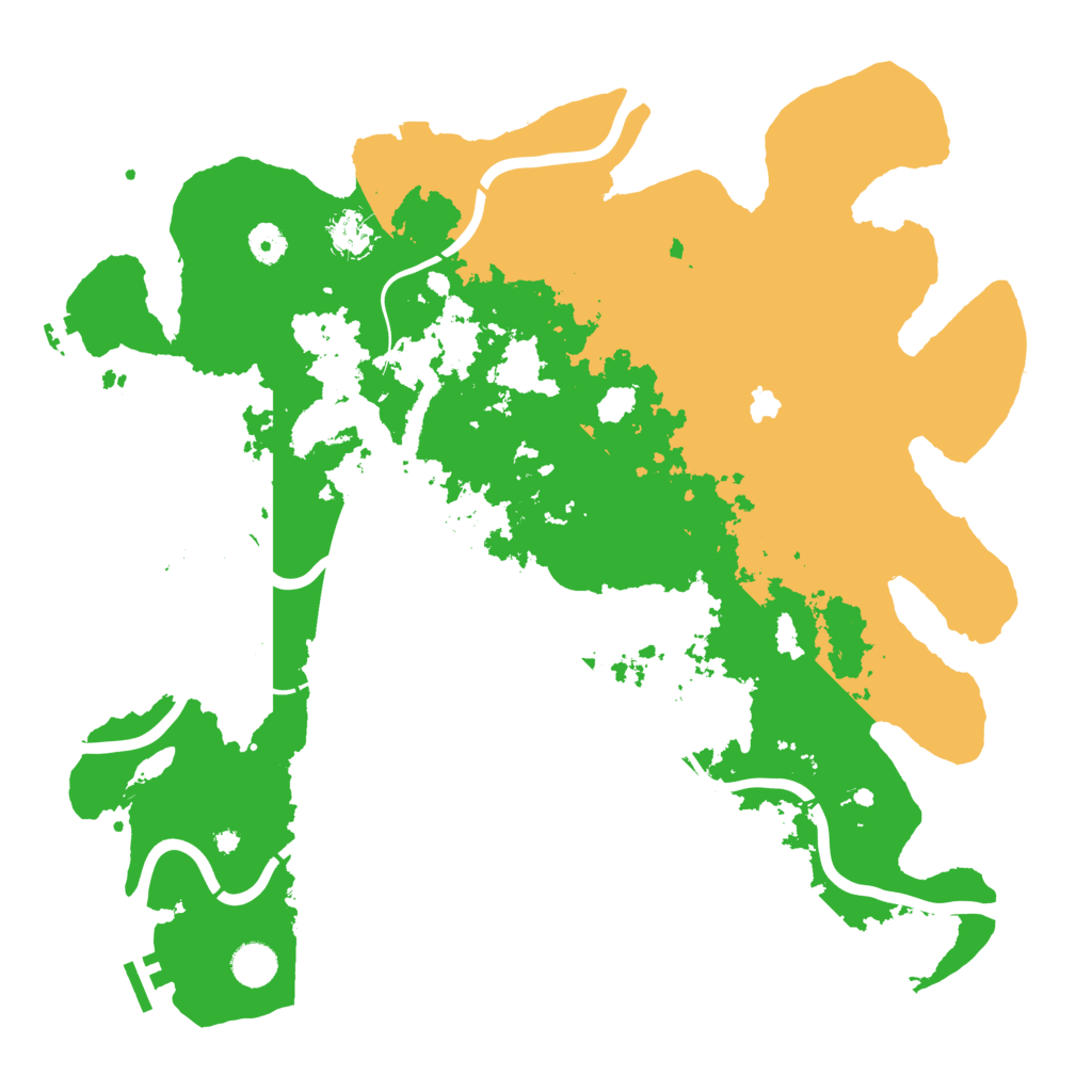 Biome Rust Map: Procedural Map, Size: 4250, Seed: 114669210