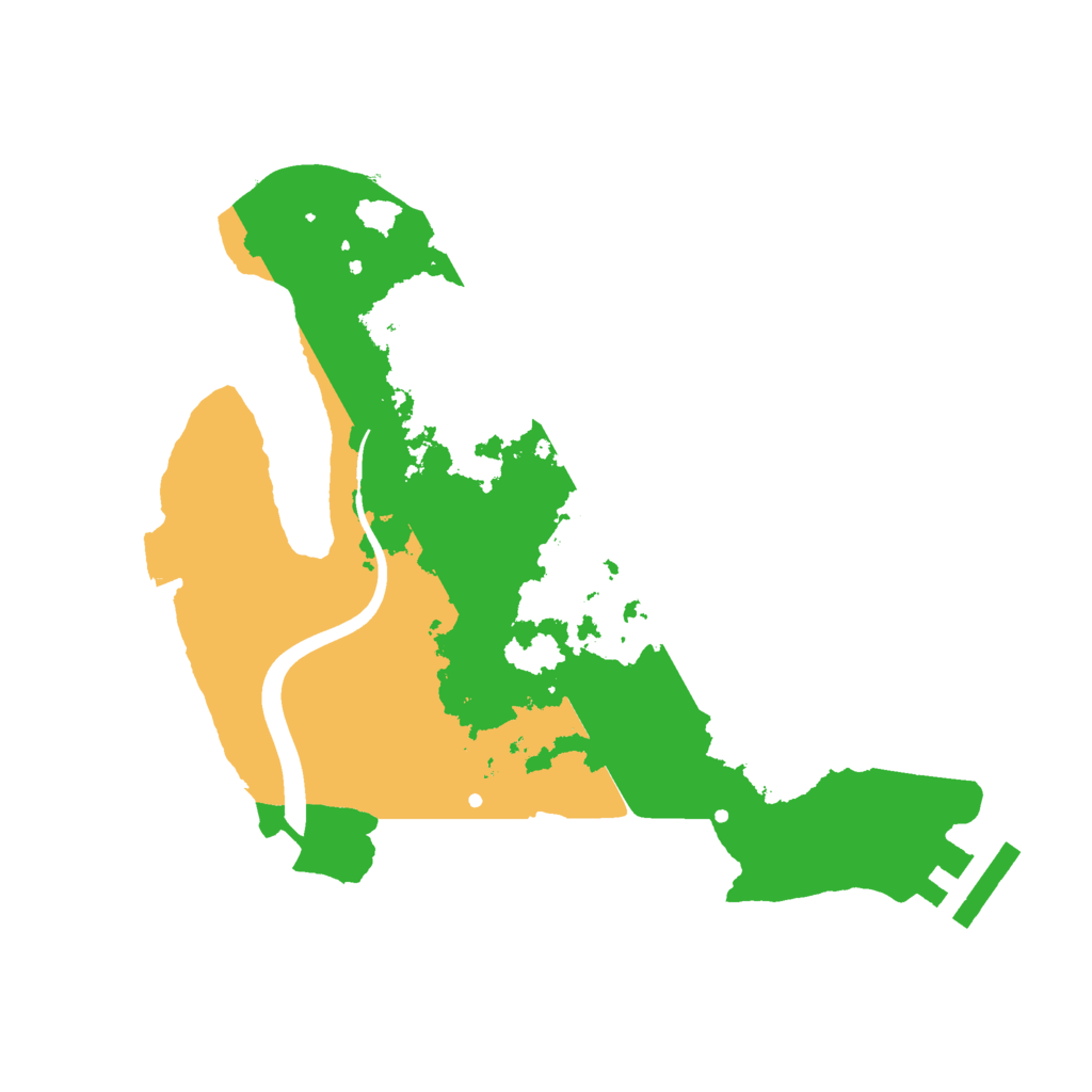 Biome Rust Map: Procedural Map, Size: 2350, Seed: 1384001456
