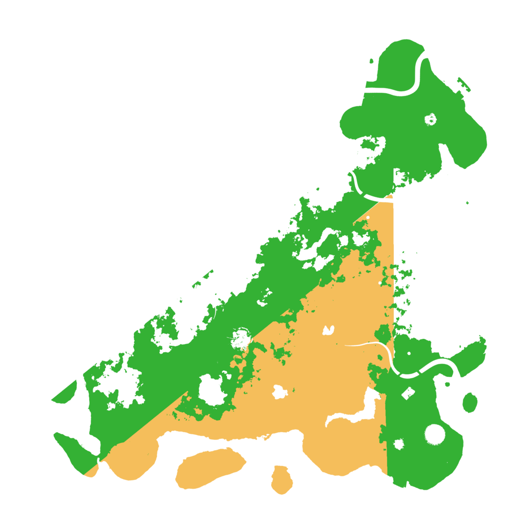 Biome Rust Map: Procedural Map, Size: 4500, Seed: 55433955