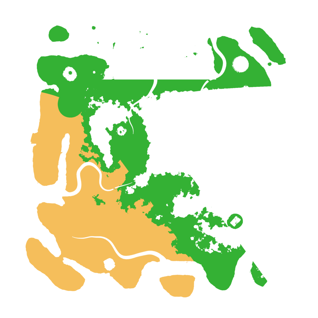 Biome Rust Map: Procedural Map, Size: 3500, Seed: 233918274