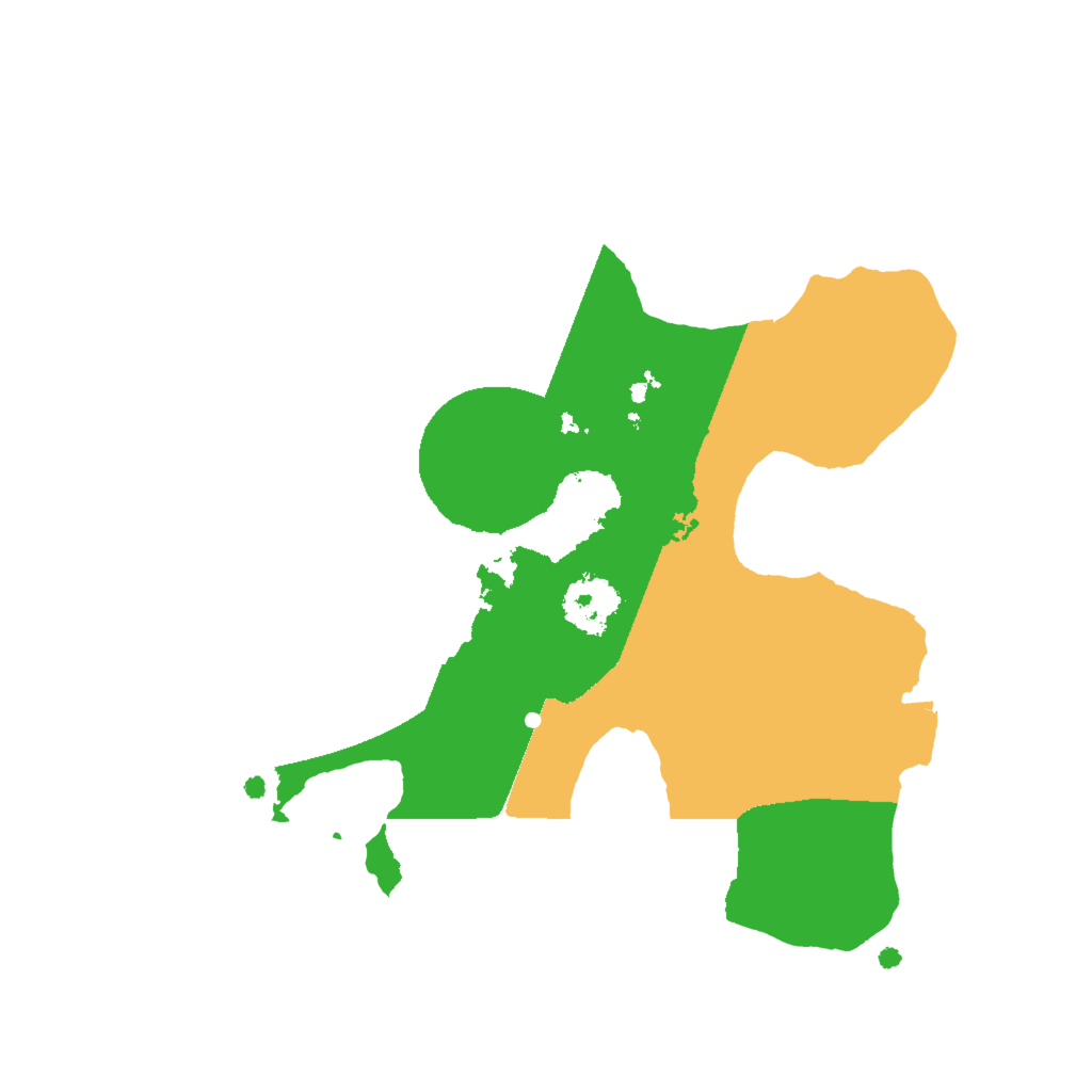 Biome Rust Map: Procedural Map, Size: 2000, Seed: 2158745
