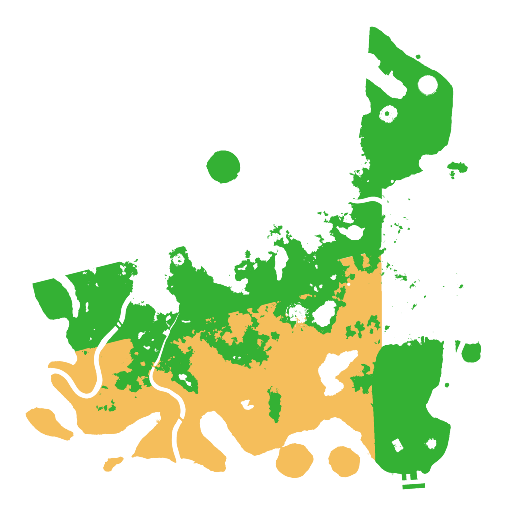 Biome Rust Map: Procedural Map, Size: 4500, Seed: 103403282